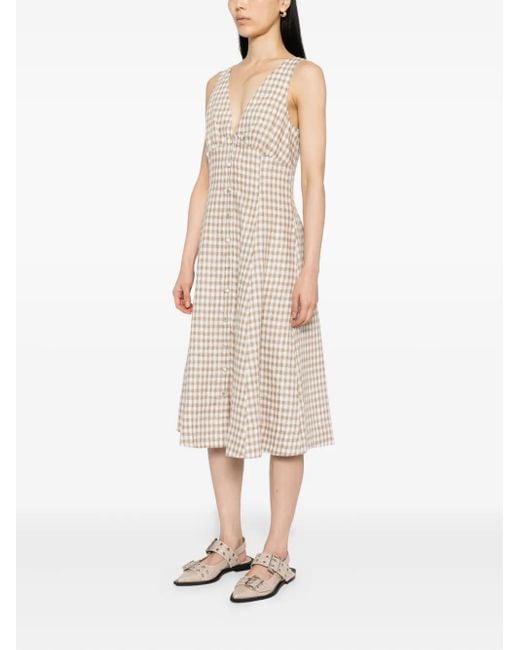 Reformation Natural Sebastien Linen Dress