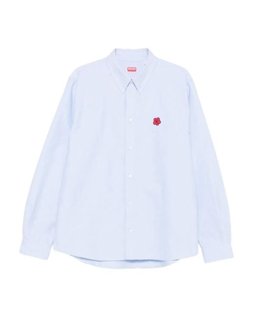 KENZO White Boke Flower Casual Shirt for men