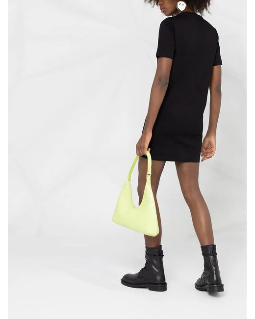 DSquared² Black Logo-print T-shirt Dress