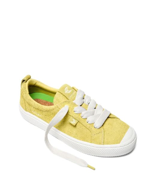 CARIUMA Yellow Oca Low Low-Top Suede Sneakers