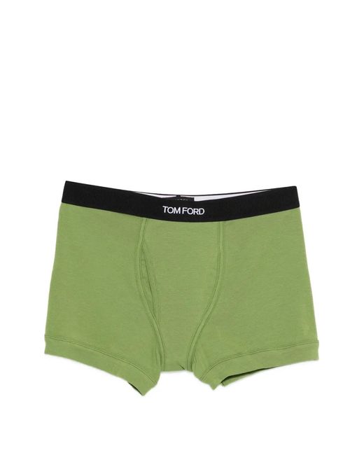Bóxer Elástico Tom Ford de hombre de color Green