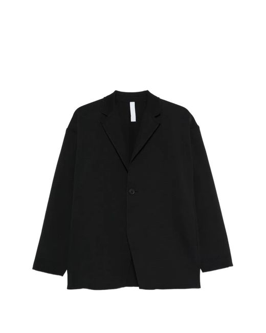 CFCL Black Notched-Lapel Blazer for men