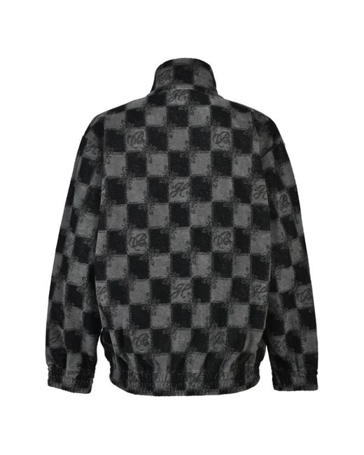 BREATH Black Block Check Jacket for men