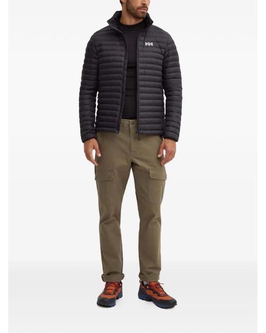 Helly Hansen Black Logo-Detail Padded Jacket for men