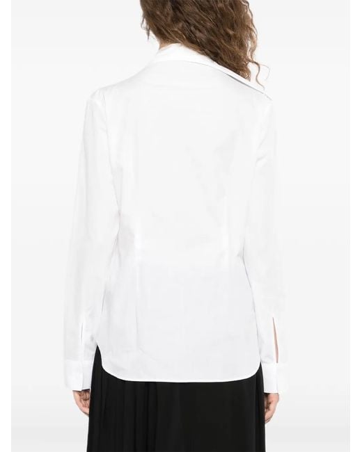Yohji Yamamoto White Tie Shirt