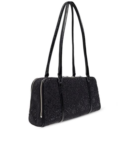 Tory Burch Black Small T Monogram Shoulder Bag