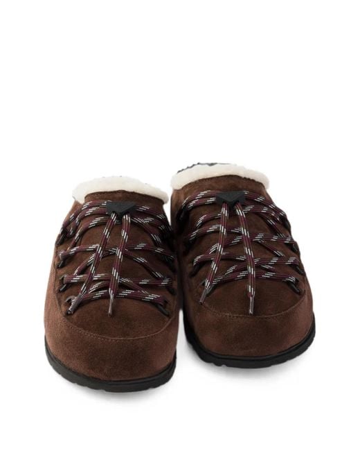 Prada Brown Suede Mules