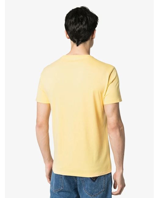 Polo Ralph Lauren Yellow Crew Neck Cotton T-shirt for men