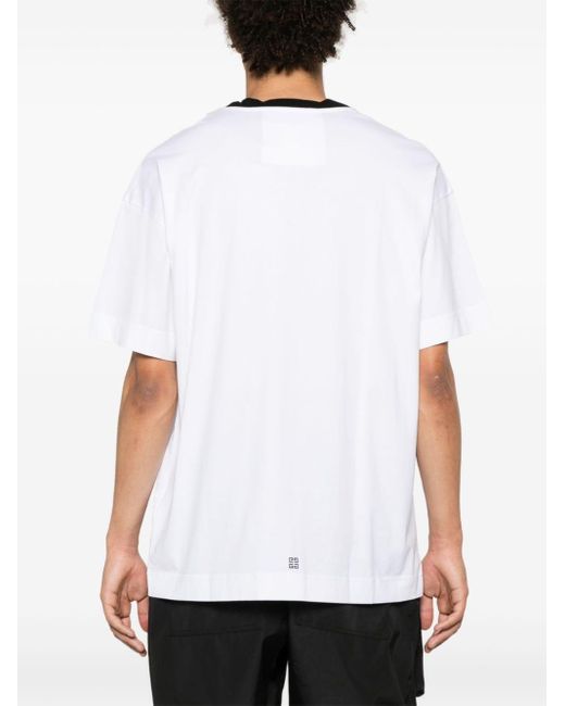 T-shirt con stampa di Givenchy in White da Uomo