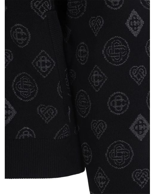 Casablanca Jack Met Logopatroon En Rits in het Black voor heren