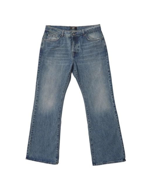 HTC Blue Flared Jeans for men