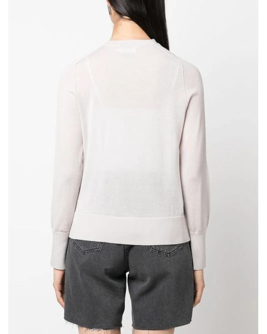 Calvin Klein Pink Fine-Knit Wool Jumper