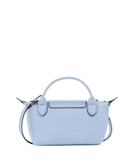 Longchamp Blue Mini Sac Cabas Le Pliage