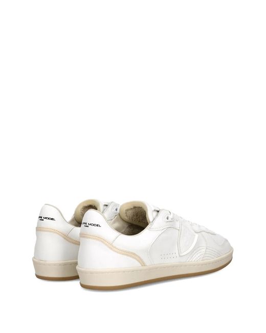 Philippe Model White Pgal Perforated Panel Trainers for men