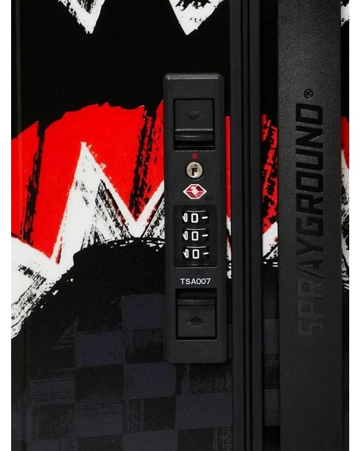 Sprayground Black Sharks Paris Suitcase for men