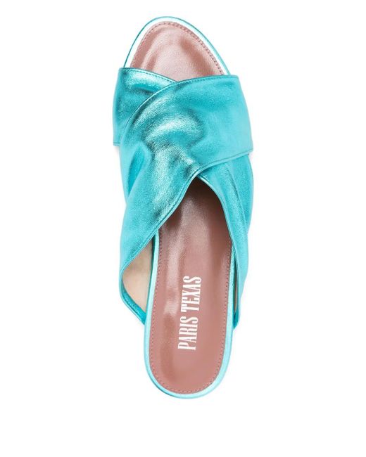 Paris Texas Rose サンダル Green