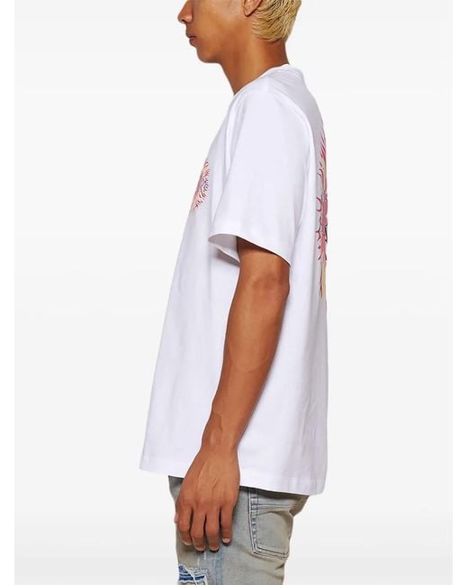 Amiri White Sun Cotton T-Shirt for men