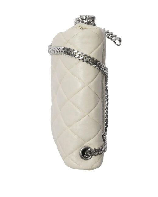 Burberry White Shield Lock Shoulder Bag