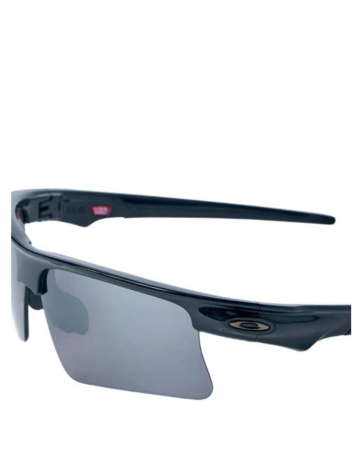 Oakley Blue Half-Frame Rectangle Sunglasses