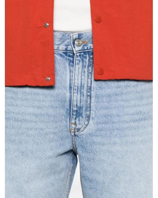 NN07 Blue Otis 1882 Belt-Loop Shorts for men