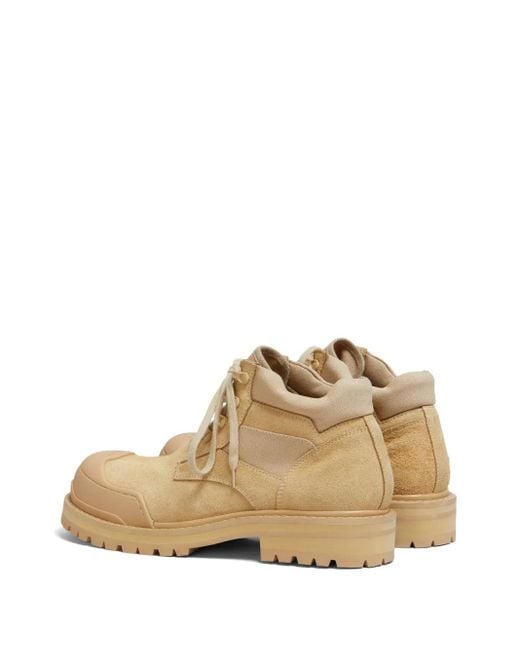 Marni Brown Low Cut Boots for men