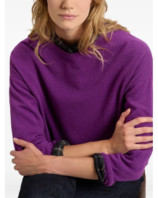 Woolrich Purple Crew-Neck Sweater