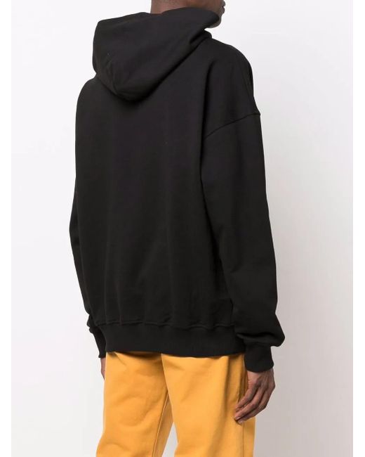 BLUE SKY INN Black Logo-Print Pullover Hoodie for men