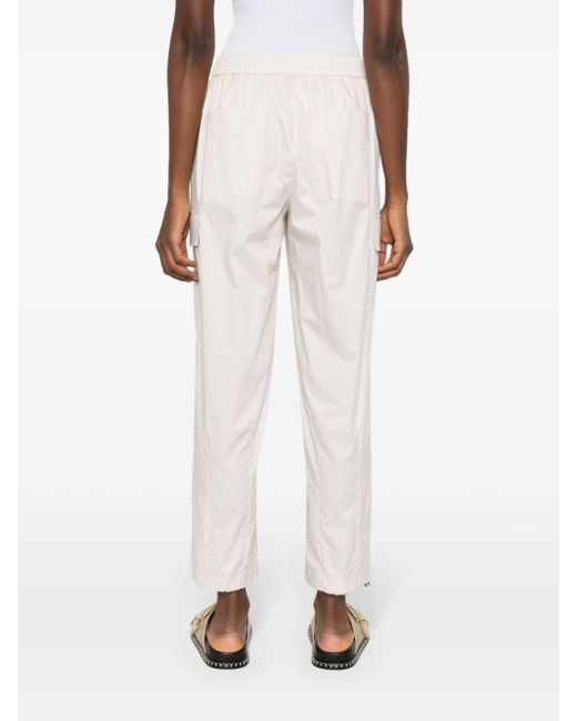Pantalon texturé à poches cargo Peserico en coloris White