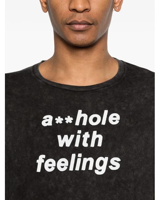 R13 Black Crew-Neck T-Shirt for men