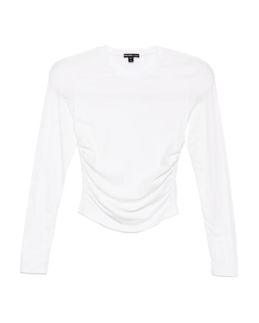 Top Con Ruches di James Perse in White