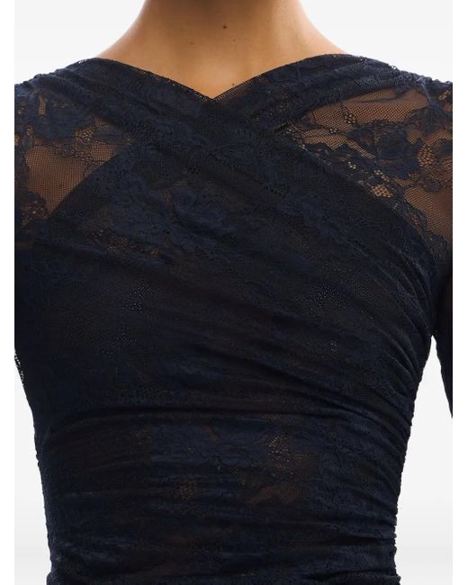 Significant Other Blue Nida Cross-Necklace Top