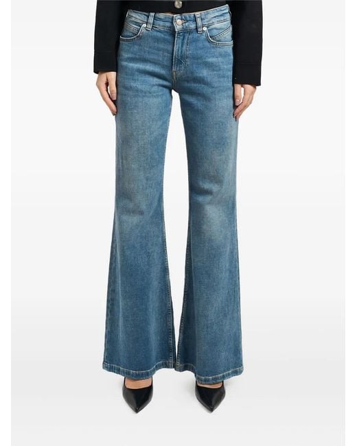 Boss Blue Button-Fastening Jeans