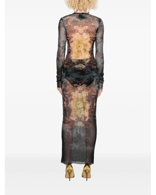 Jean Paul Gaultier Black Maxi Dress