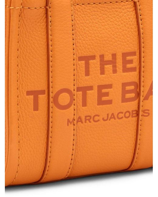 Marc Jacobs Orange The Leather Crossbody Tote Bag