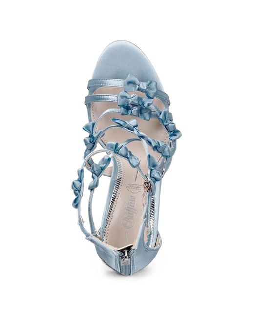 Buffalo Blue Sandales À Design À Brides Ornées D'Un Nœud