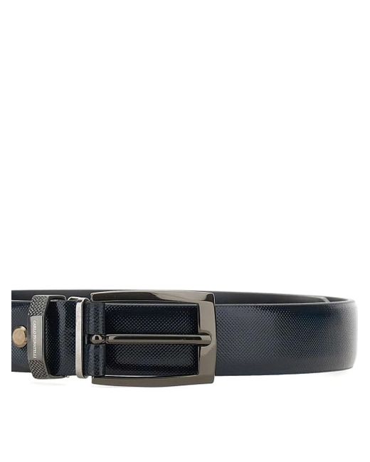 Carlo Pignatelli White Leather Belt for men