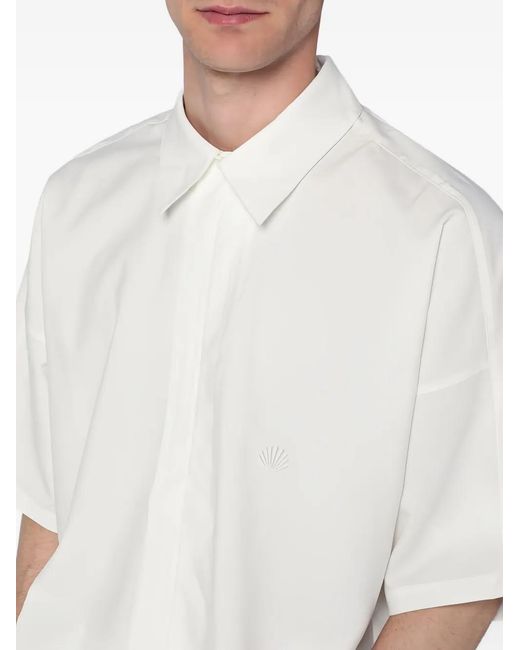 New Amsterdam White Short-Sleeve Shirt for men