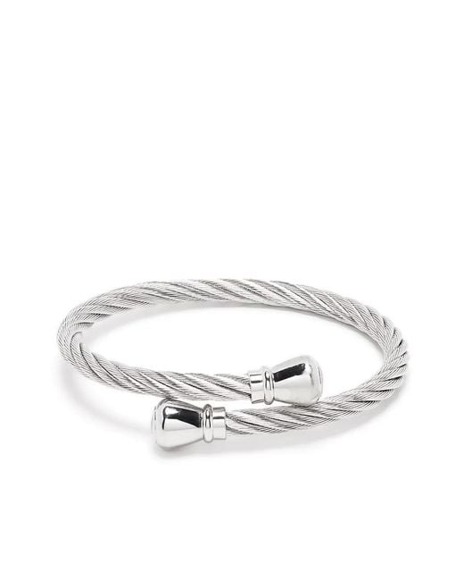 Charriol White Celtic Cable Bangle
