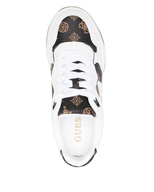 Baskets Happy Guess en coloris White