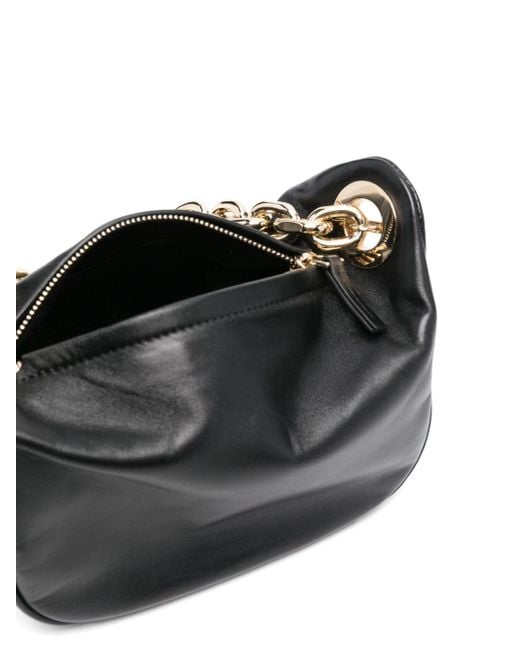 Fabiana Filippi Black Leather Tote Bag