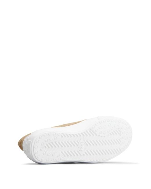 Tod's Natural Slip-on Suede Sneakers for men