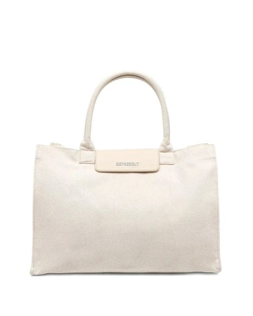 Represent Natural Logo-Plaque Tote Bag