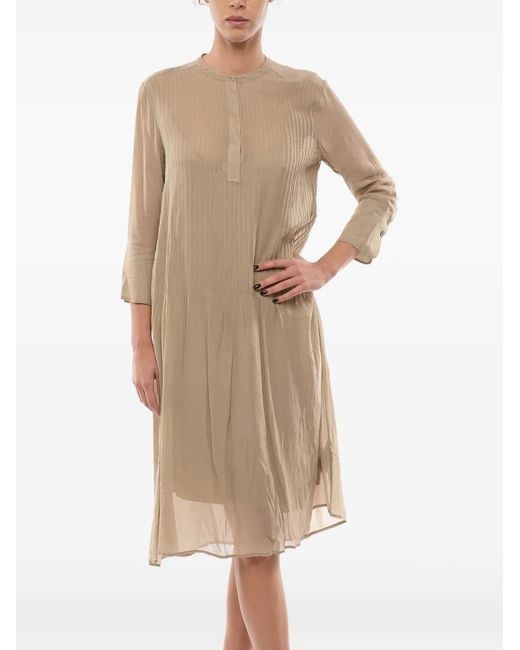 Samsøe & Samsøe Natural Elm Midi Shirt Dress