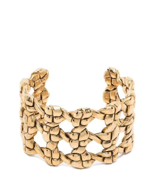 Aurelie Bidermann Metallic Maddock Woven Bracelet