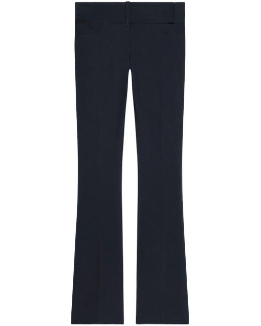 Courreges Blue Bootcut-Hose