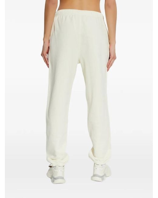 Canada Goose White Elasticated Logo-Detail Track Pants
