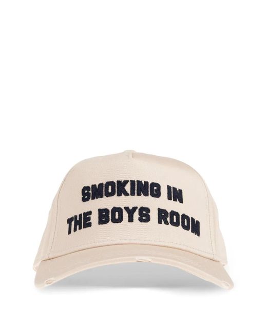 DSquared² White D2 College Baseball Cap for men