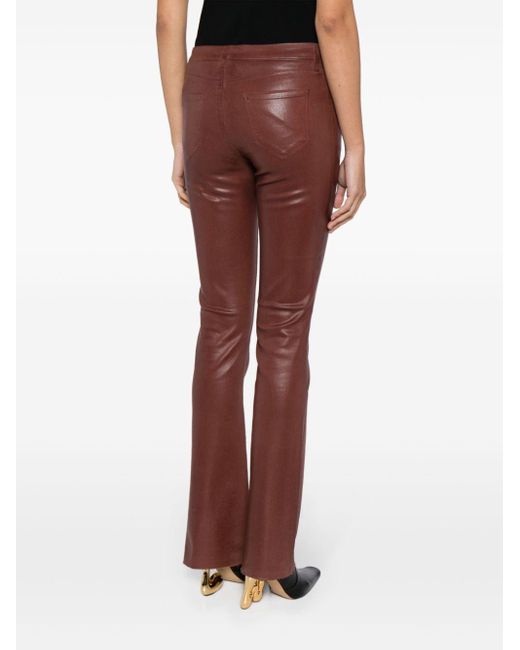 L'Agence Brown Ruth High-rise Bootcut Jeans