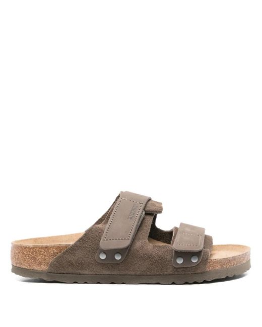 Birkenstock Brown Uji Slides