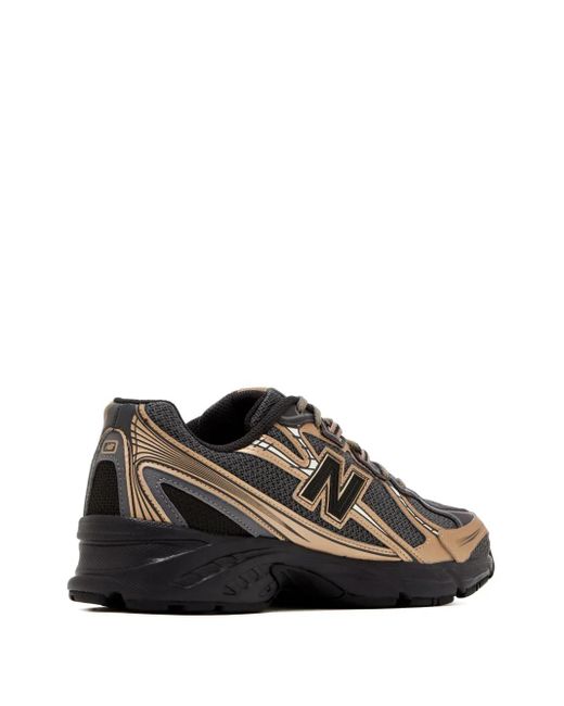 New Balance Brown 740 Mesh Sneakers